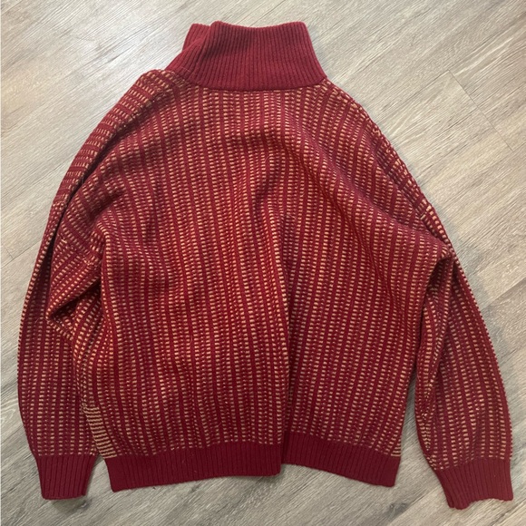 REI Co-Op Wallace Lake Wool Sweater - Women’s 1X in Deep Carmine - Picture 3 of 6
